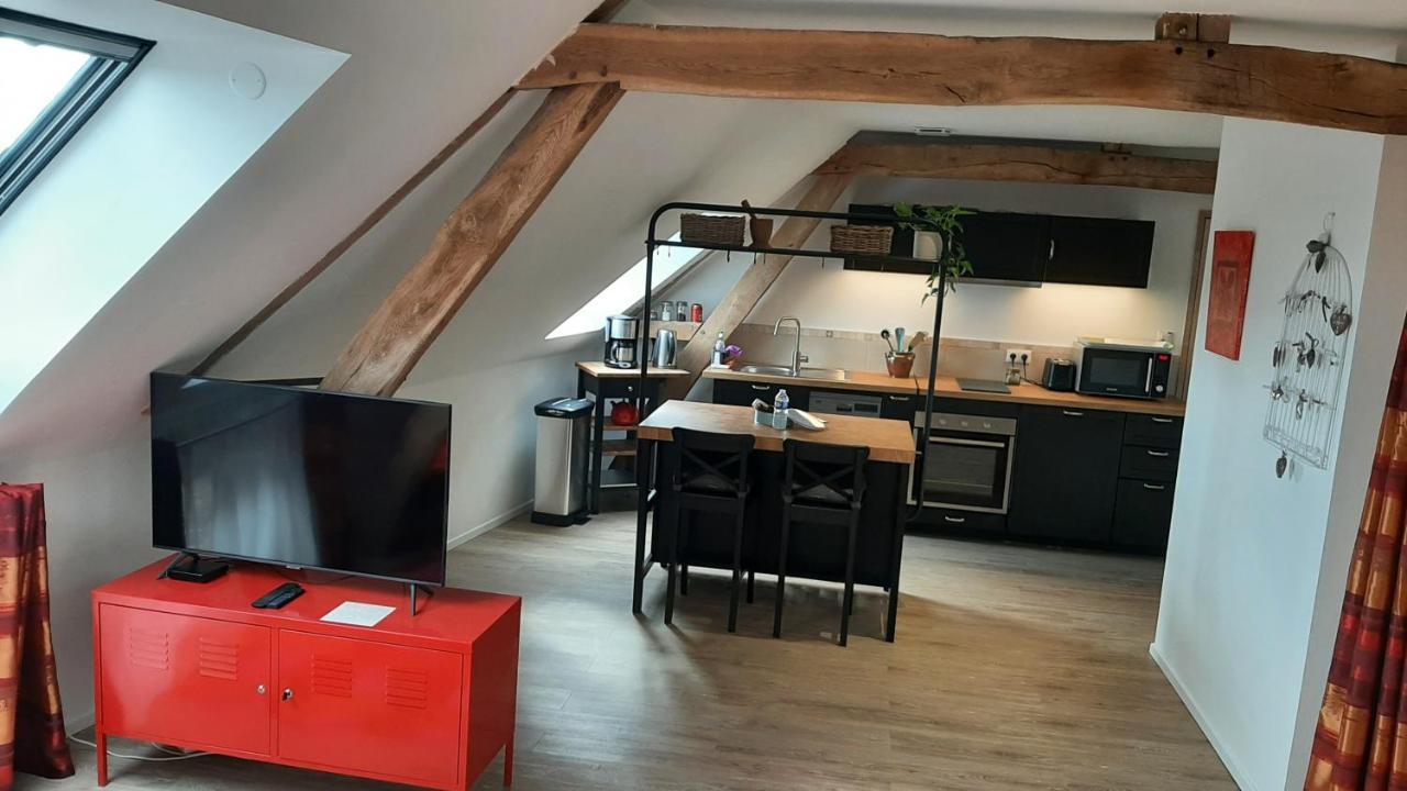 Apartmán Les Petits Greniers Jonquières Exteriér fotografie